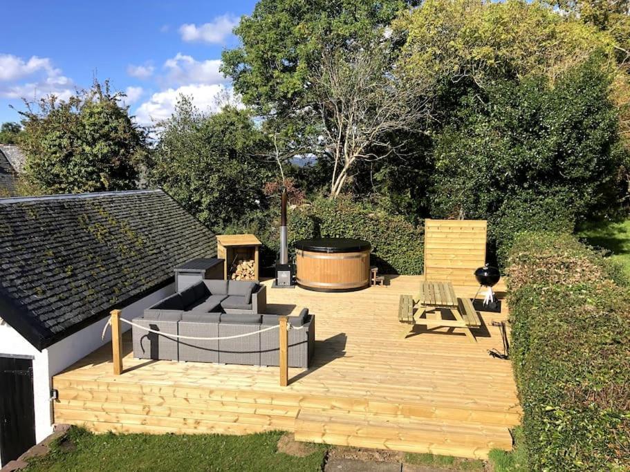 Rosebank Cottage With Log Burner And Hot Tub Alexandria Exterior photo