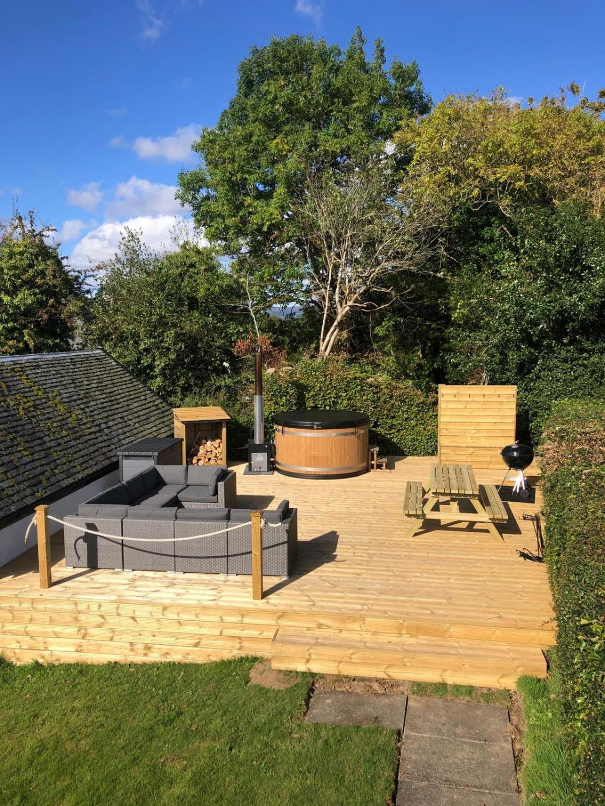 Rosebank Cottage With Log Burner And Hot Tub Alexandria Exterior photo